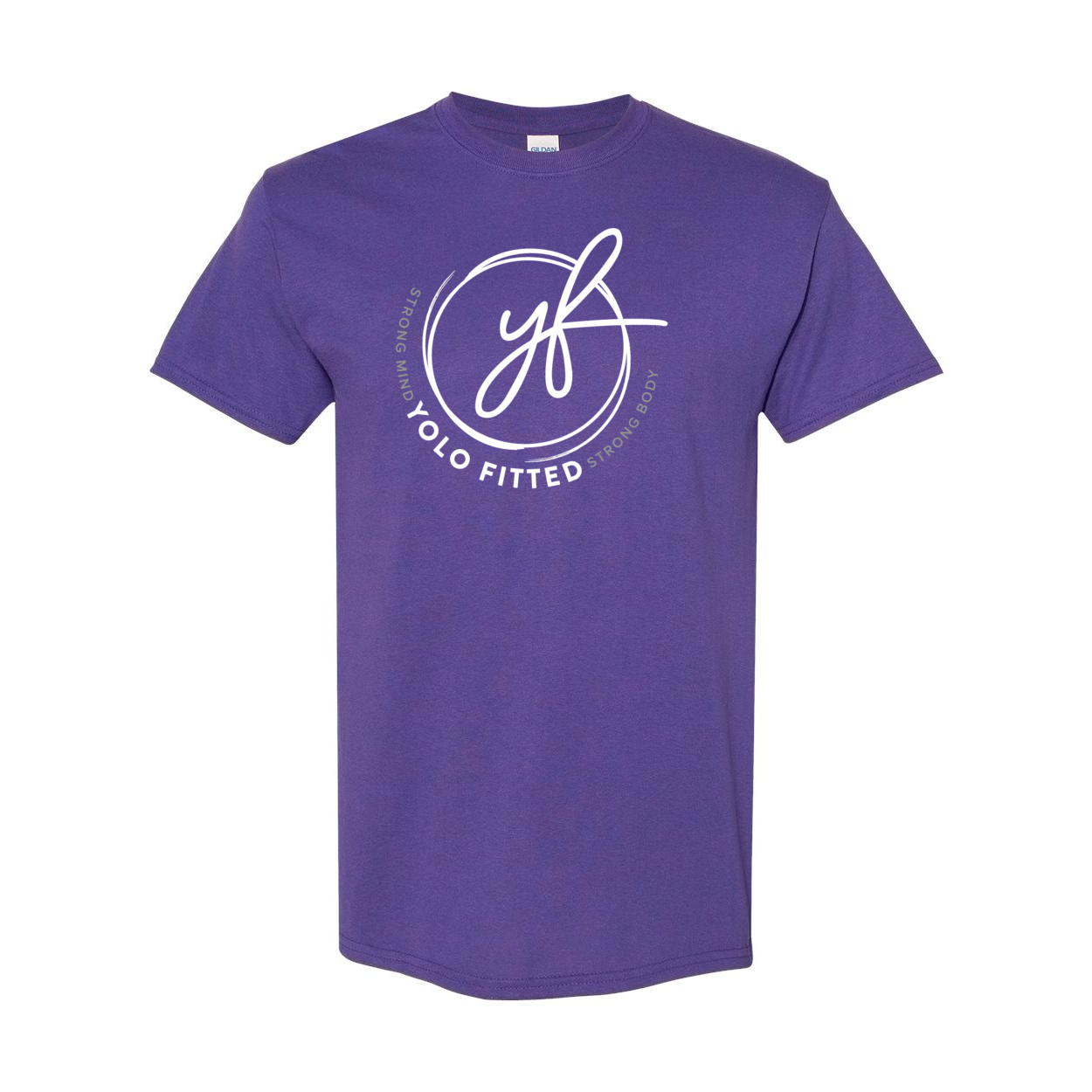 YOLO FITTED "SIGNATURE LOGO" TEE- WHITE INK