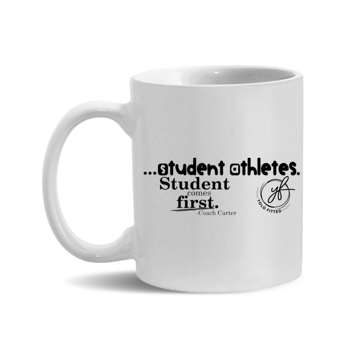 YOLO FITTED'S STUDENT ATHLETE MUG - Yolofitted