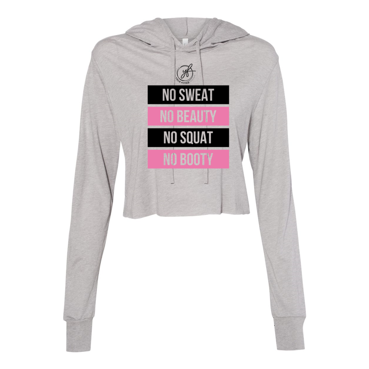 NO SQUAT NO BOOTY CROP - Yolofitted