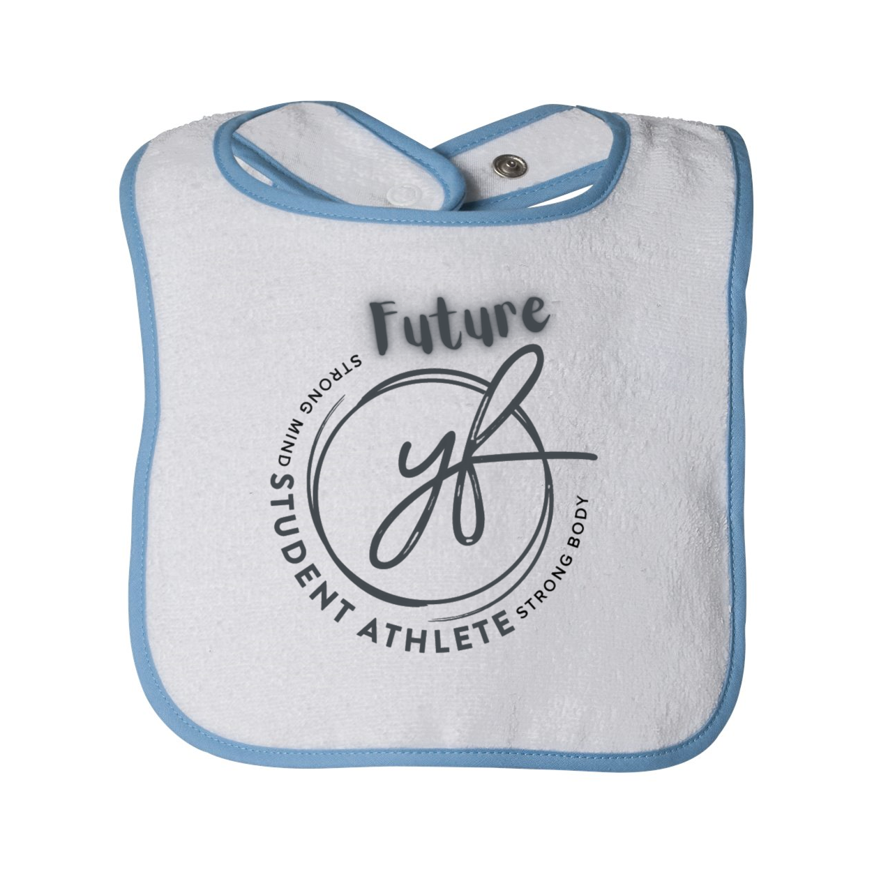 YOLOFITTED'S FUTURE STUDENT ATHLETE BABY BIB - Yolofitted