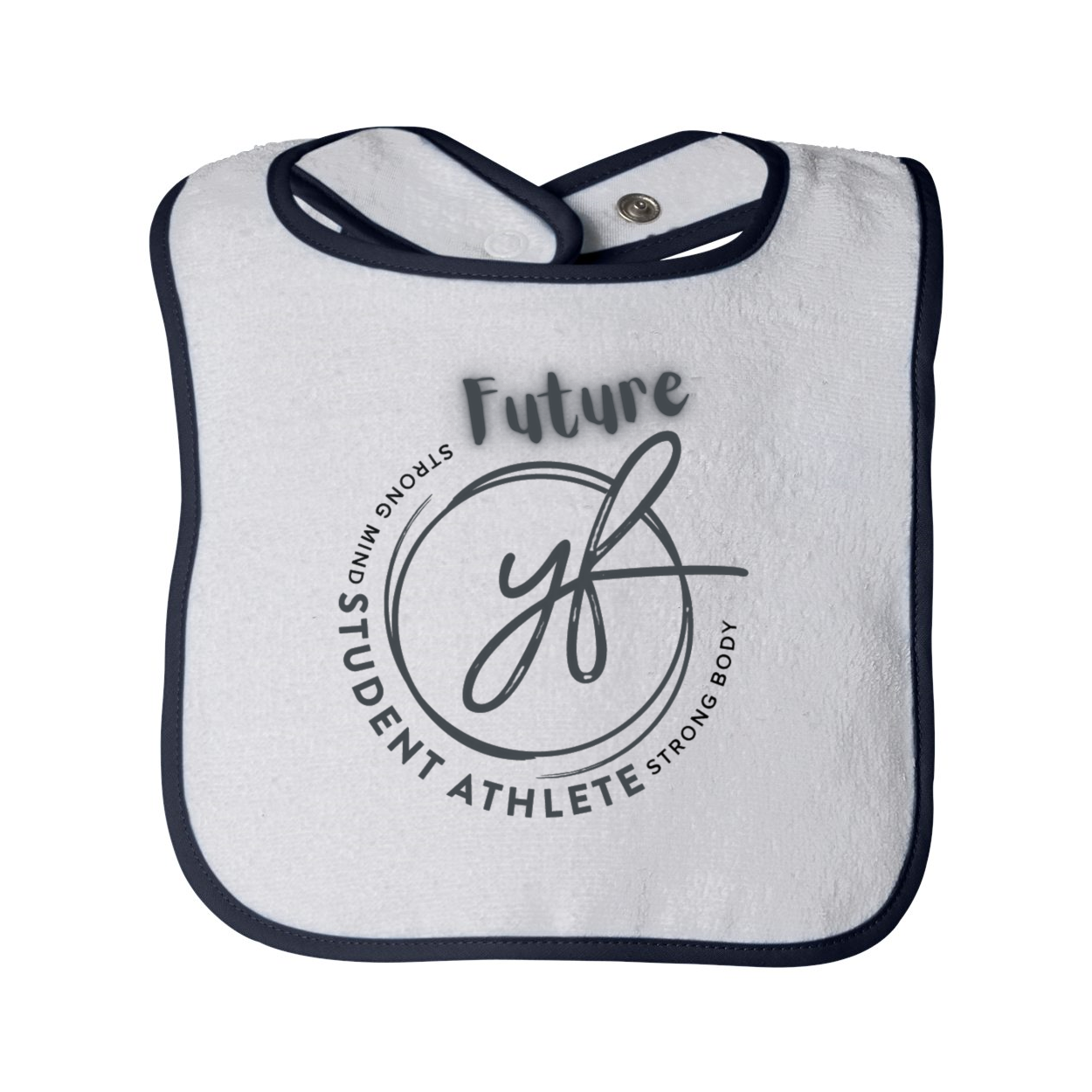 YOLOFITTED'S FUTURE STUDENT ATHLETE BABY BIB - Yolofitted