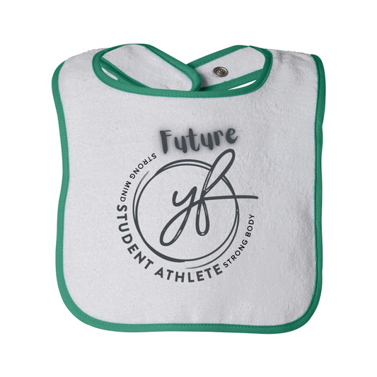 YOLOFITTED'S FUTURE STUDENT ATHLETE BABY BIB - Yolofitted
