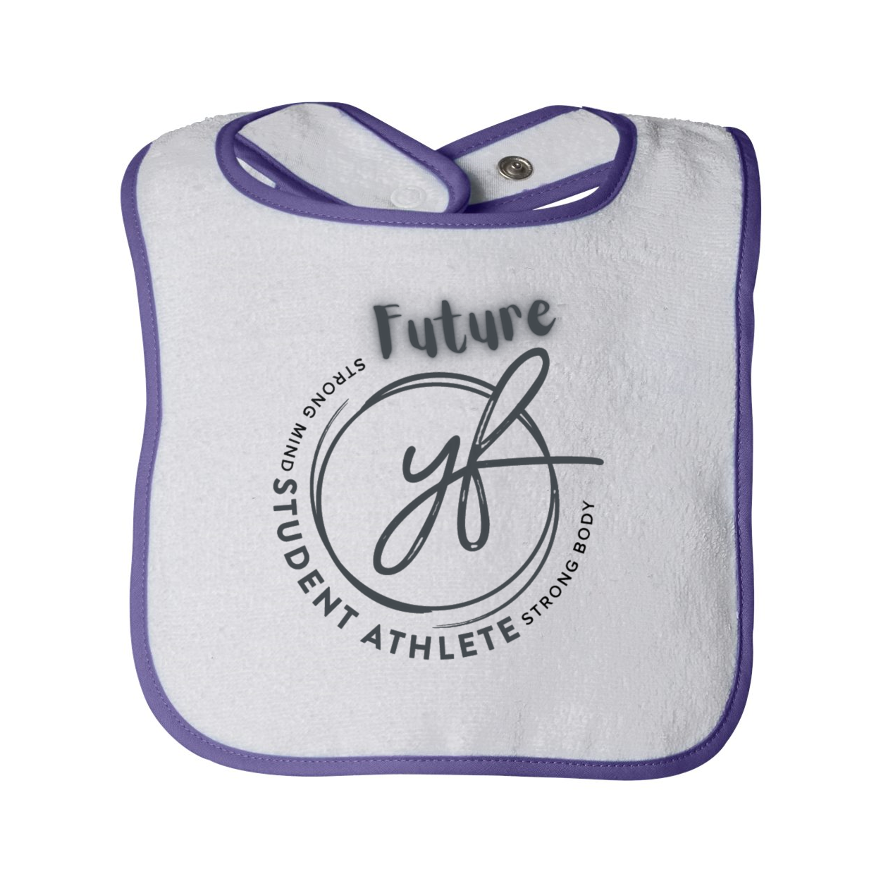 YOLOFITTED'S FUTURE STUDENT ATHLETE BABY BIB - Yolofitted