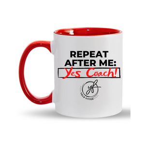 YOLO FITTED'S "YES COACH" MUG - Yolofitted