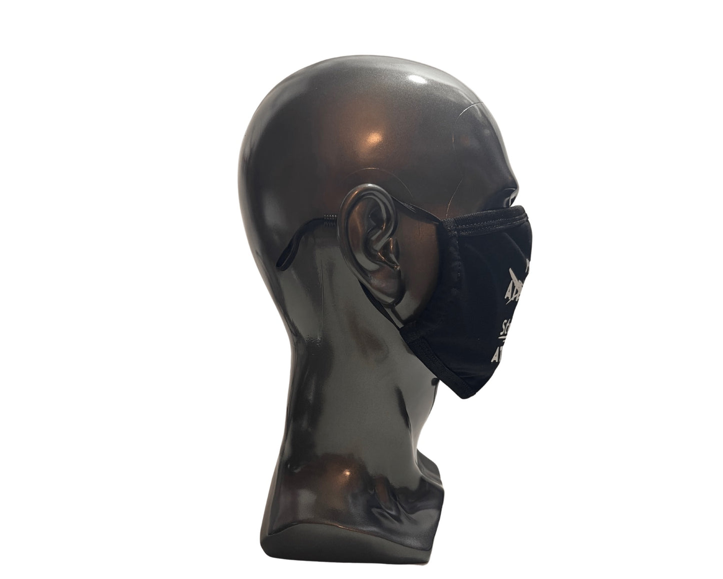YOLO FITTED ADJUSTABLE STUDENT ATHLETE "CORRECTION" BLACK MASK