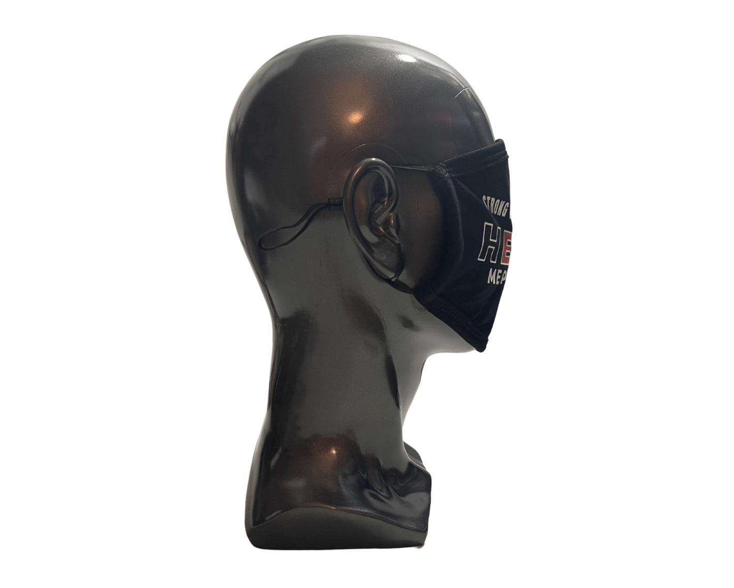 YOLO FITTED ADJUSTABLE "HBCU ME PLEASE" BLACK MASK