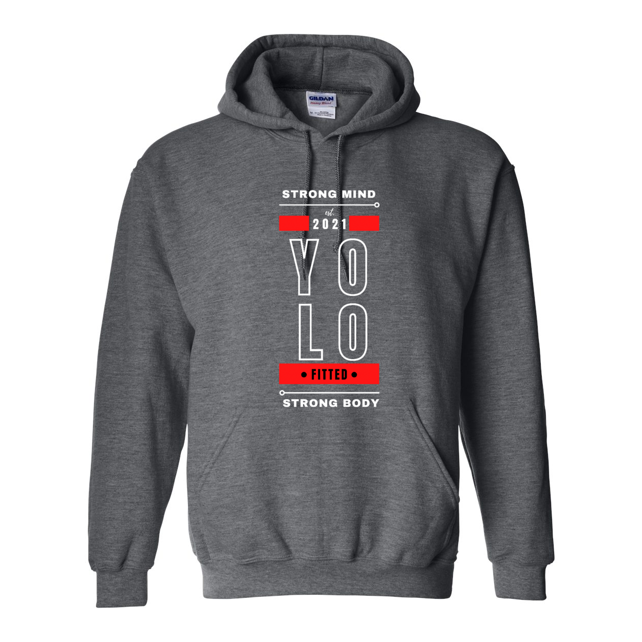 YOLO FITTED "EST. 2021" UNISEX HOODIE