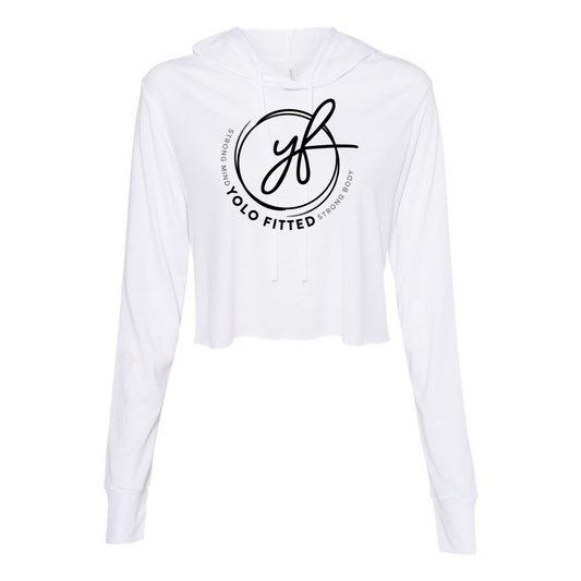YOLO FITTED SIGNATURE CROPPED HOODIE - Yolofitted