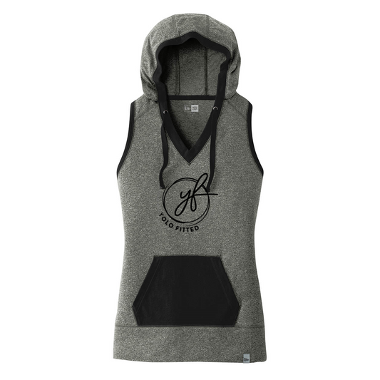 YOLO FITTED LADIES SIGNATURE HOODIE TANK - Yolofitted