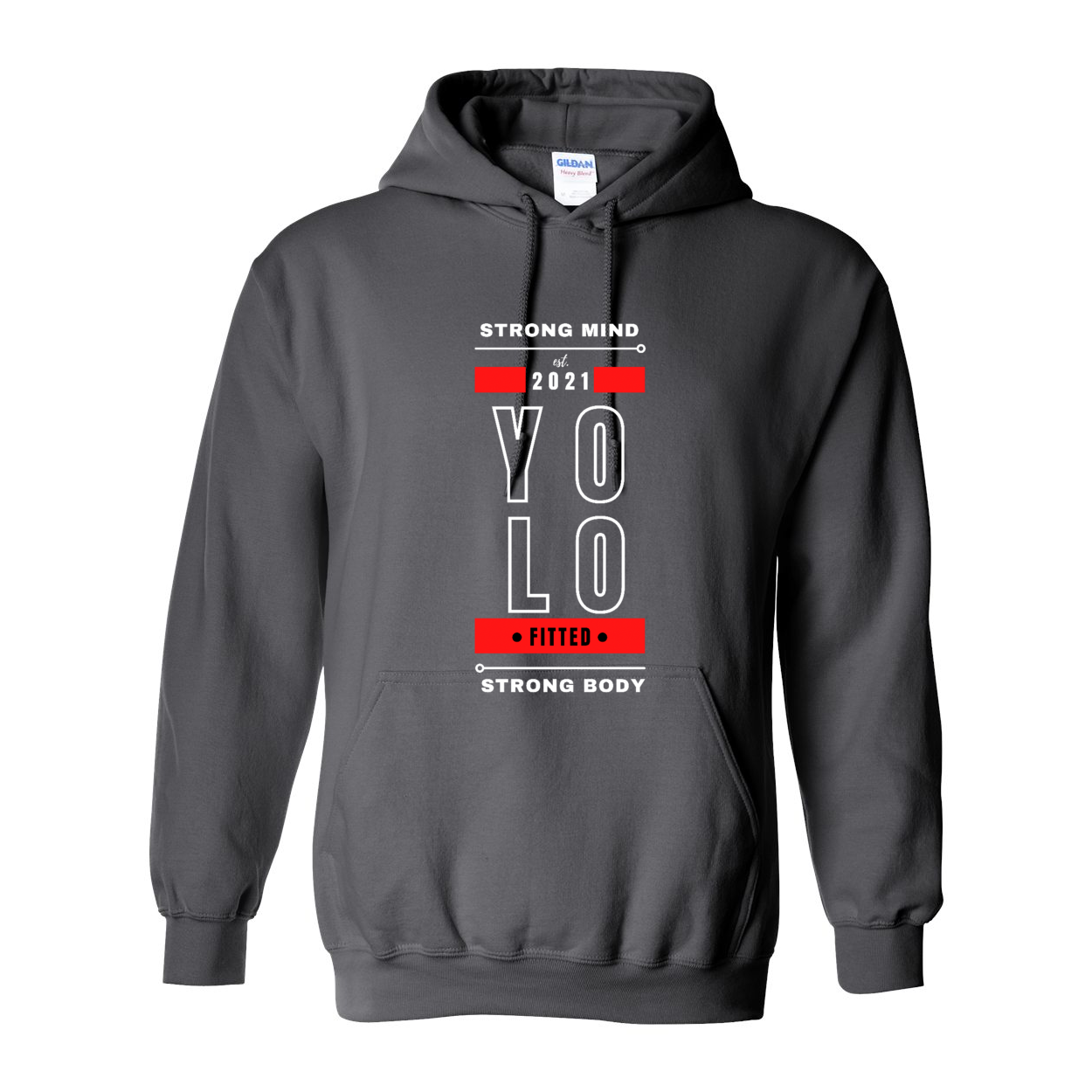 YOLO FITTED "EST. 2021" UNISEX HOODIE