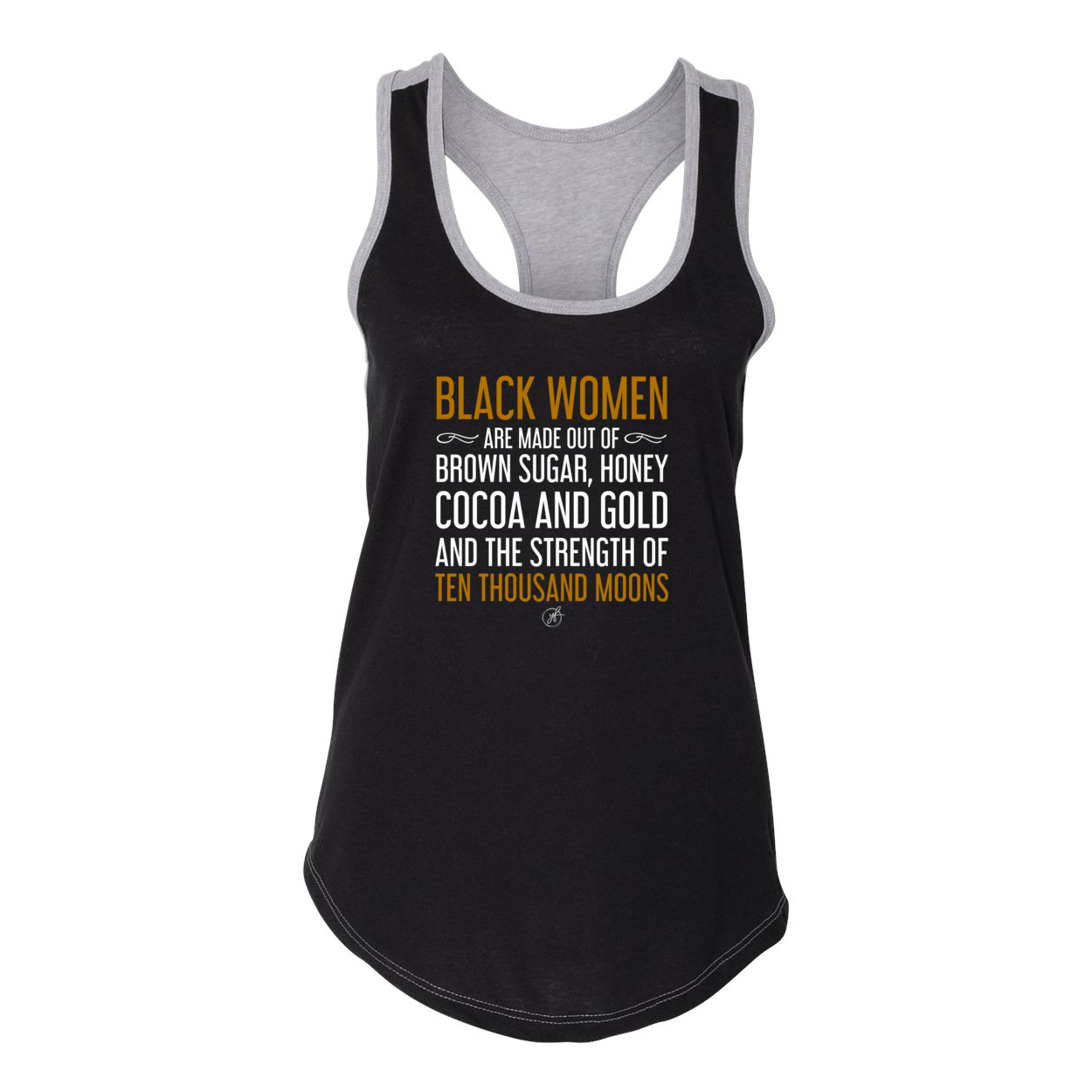 YOLO FITTED'S, "BLACK WOMEN ARE MADE OF...." RACER BACK TANK