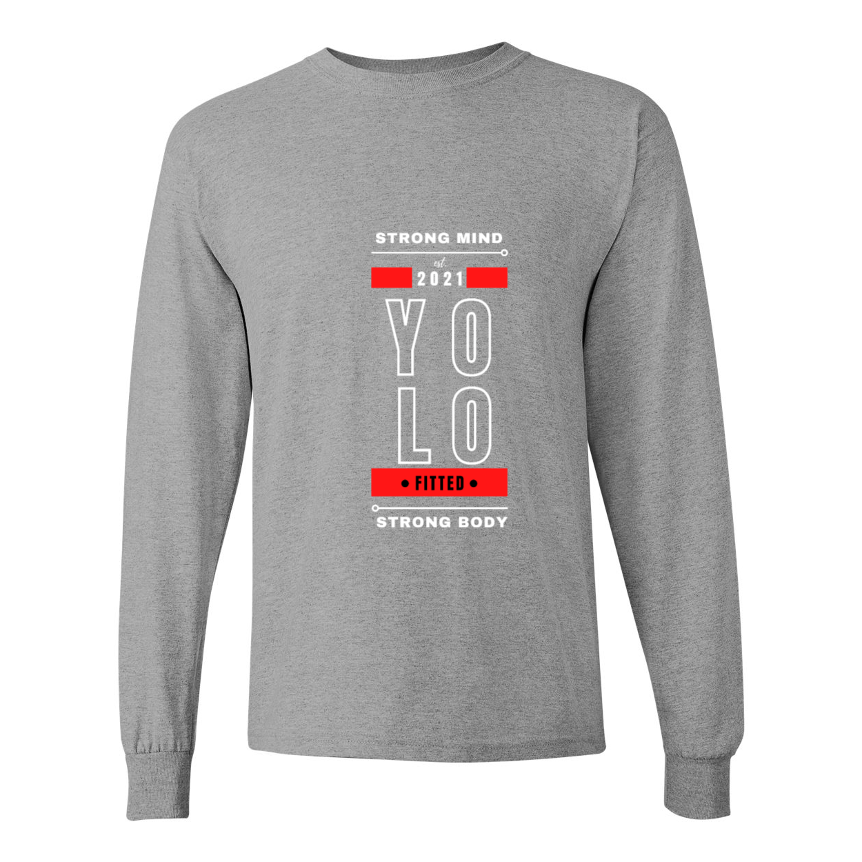 YOLO FITTED "EST. 2021" UNISEX LS