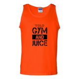 YOLO FITTED GYM AND JUICE MEN'S SLEEVELESS TANK - Yolofitted