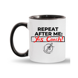 YOLO FITTED'S "YES COACH" MUG - Yolofitted