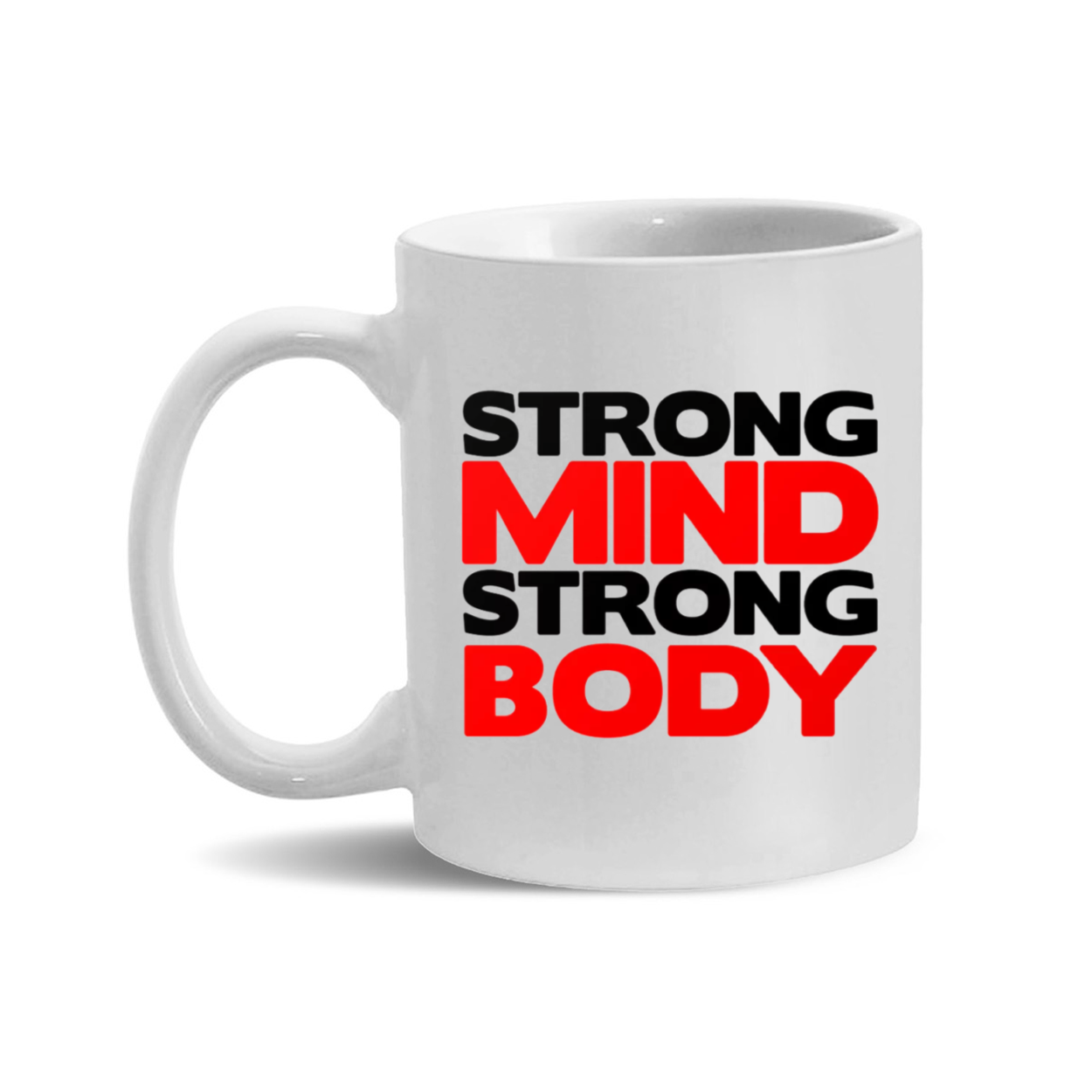 YOLO FITTED'S STRONG MIND STRONG BODY MUG - Yolofitted