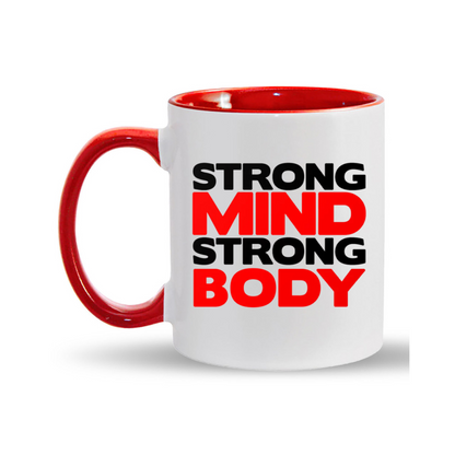 YOLO FITTED'S STRONG MIND STRONG BODY MUG - Yolofitted