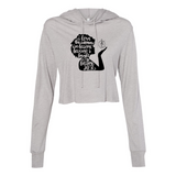 THE YOLO FIT WOMAN I'VE BECOME CROPPED HOODIE - Yolofitted