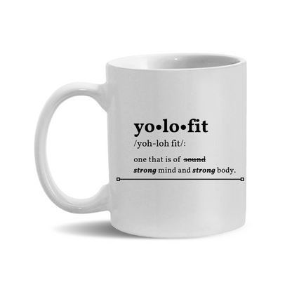 YOLO FITTED DEFINITION MUG - Yolofitted