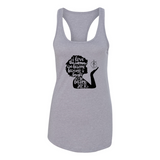 THE YOLO FIT WOMAN I'VE BECOME WOMEN'S  RACERBACK TANK - Yolofitted