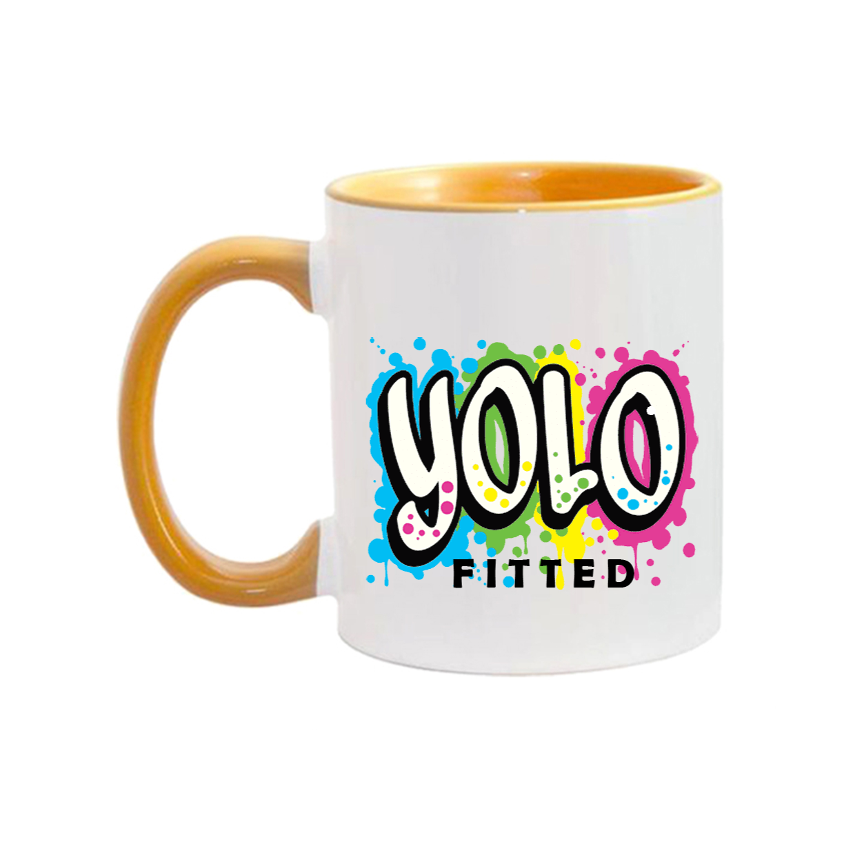 YOLO FITTED'S  GRAFFITI MUG - Yolofitted