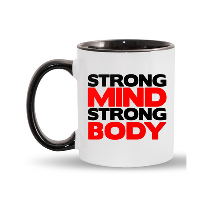 YOLO FITTED'S STRONG MIND STRONG BODY MUG - Yolofitted