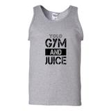 YOLO FITTED GYM AND JUICE MEN'S SLEEVELESS TANK - Yolofitted