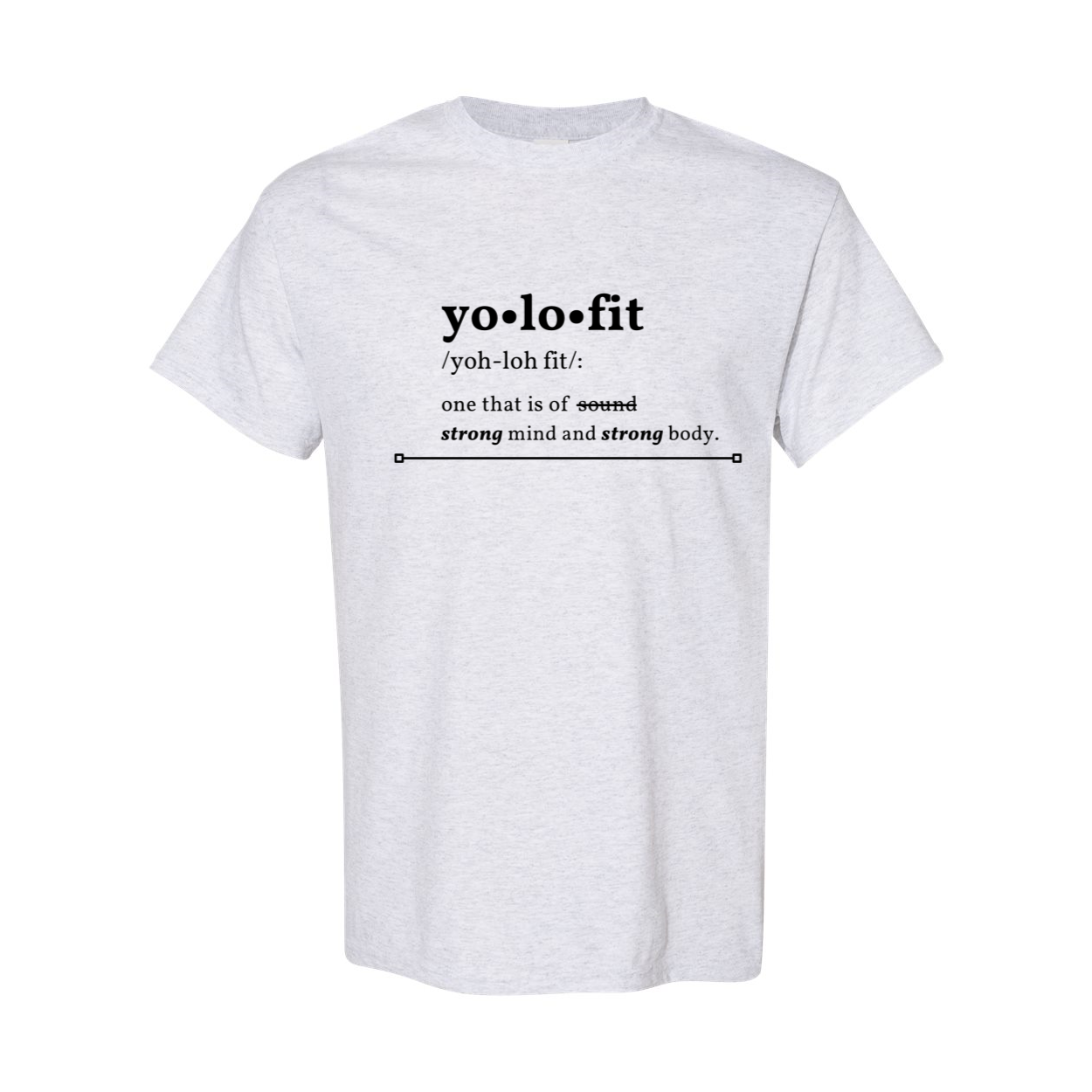 YOLO FITTED "DEFINITION" UNISEX TEE - Yolofitted