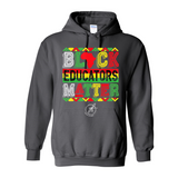 BLACK EDUCATORS MATTER YOLO FITTED HOODIE - Yolofitted