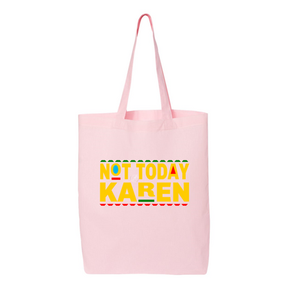 "NOT TODAY KAREN" YOLO FITTED TOTE BAG - Yolofitted