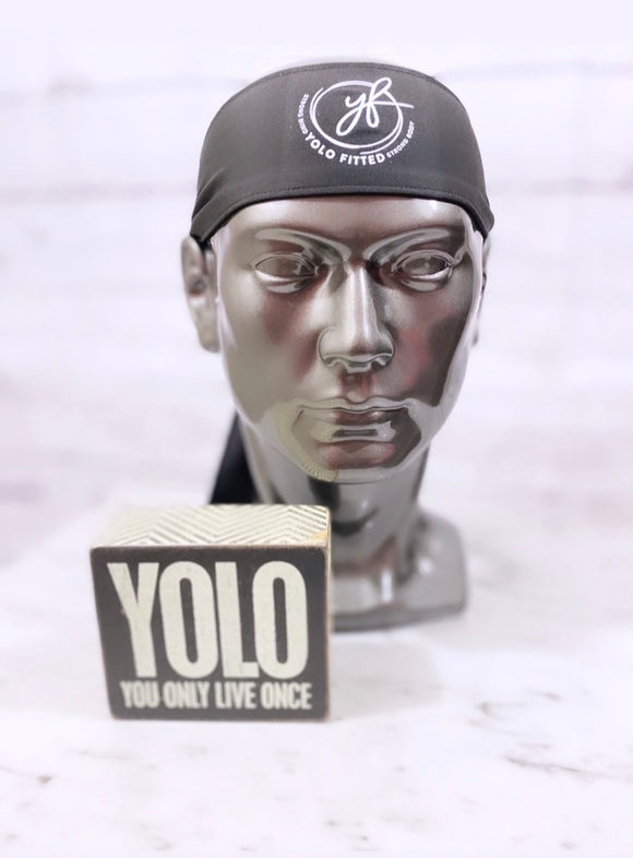 YOLO FITTED UNISEX DRI-FIT HEAD TIE - Yolofitted