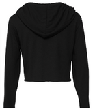 YOLO FITTED SIGNATURE CROPPED HOODIE BLACK - Yolofitted