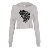 YOLO FITTED'S LS "EMPOWERED WOMEN" CROPPED HOODIE